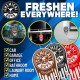 Chemical Guys Hanging Air Freshener 3-pack Variety, Black Frost