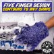 Chemical Guys Purple 5-Finger Mitt