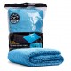 WOOLLY MAMMOTH MICROFIBER DRYER TOWEL 36"x25" bLUE (1 Towel)