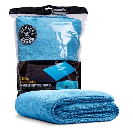 WOOLLY MAMMOTH MICROFIBER DRYER TOWEL 36"x25" bLUE (1 Towel)