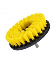 CARPET BRUSH W/DRILL ATTACHMENT - LIGHT - MEDIUM (YELLOW)