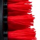 CARPET BRUSH W/DRILL ATTACHMENT - HEAVY DUTY (RED)