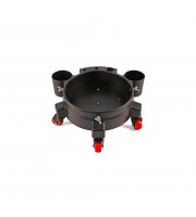 Maxshine Plastic Rolling Bucket Dolly - Black